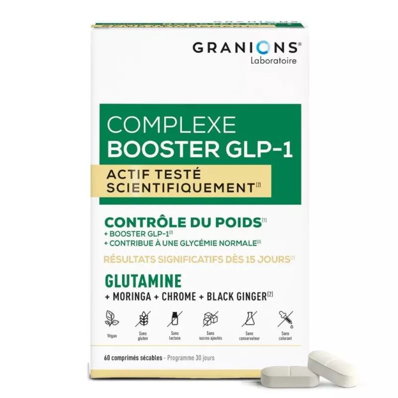 Complexe Booster GLP-1 Granions - Contrôle du poids - 60 comprimés