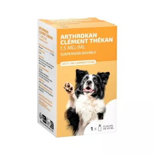 Suspension buvable anti-inflammatoire Arthrokan Chien Clément Thékan - Mobilité articulaire - 42ml