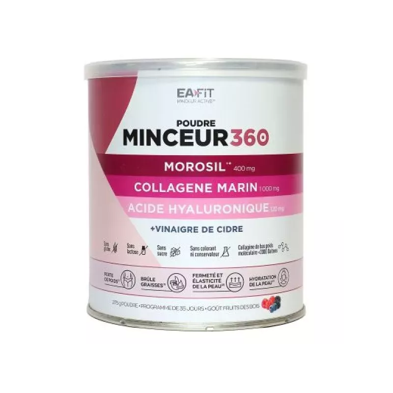 Minceur 360 Poudre Eafit Granions - Draineur et détoxifiant - 200g