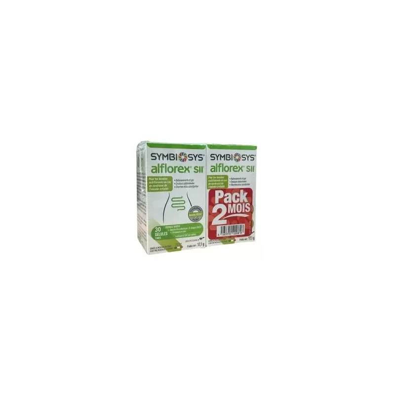 Alflorex+ Symbiosys - Confort digestif - Lot de 2 x 30 gélules