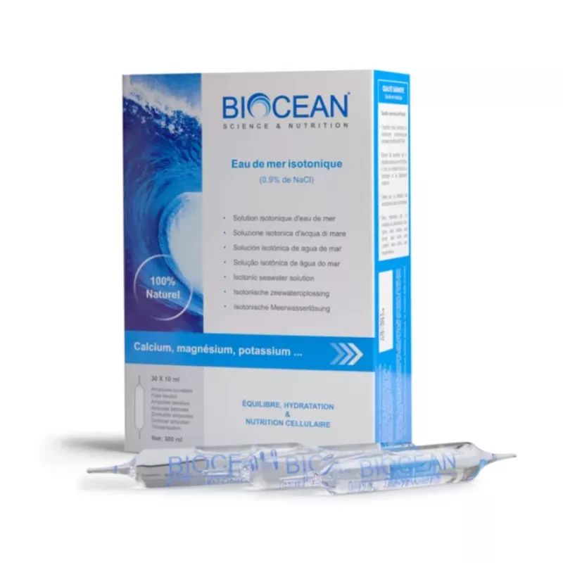 Ampoule Biocean Isotonic Energetica Natura - Minéraux & oligo-éléments - 300ml