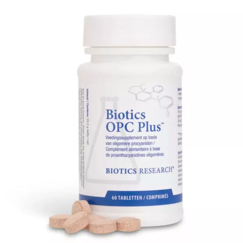 Biotics OPC Plus Energetica Natura - Stress oxydatif - 60 comprimés