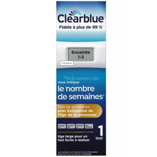 Clearblue Test de grossesse estimatimation âge x1