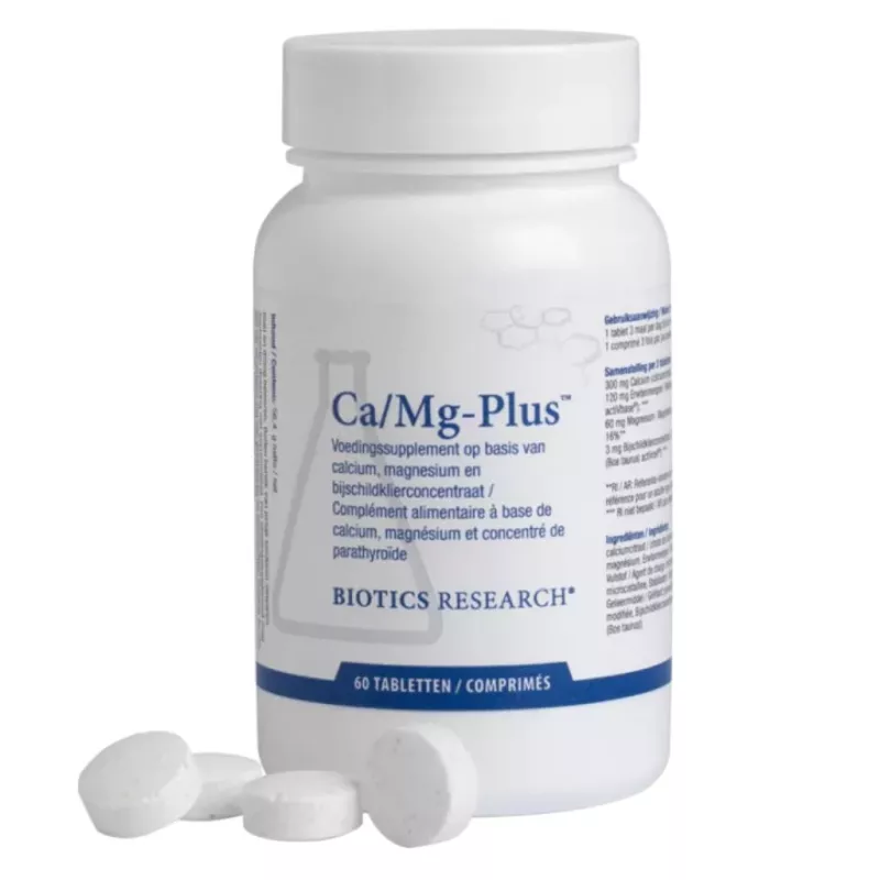 Ca/Mg-Plus Energetica Natura - Confort osseux & musculaire - 60 comprimés