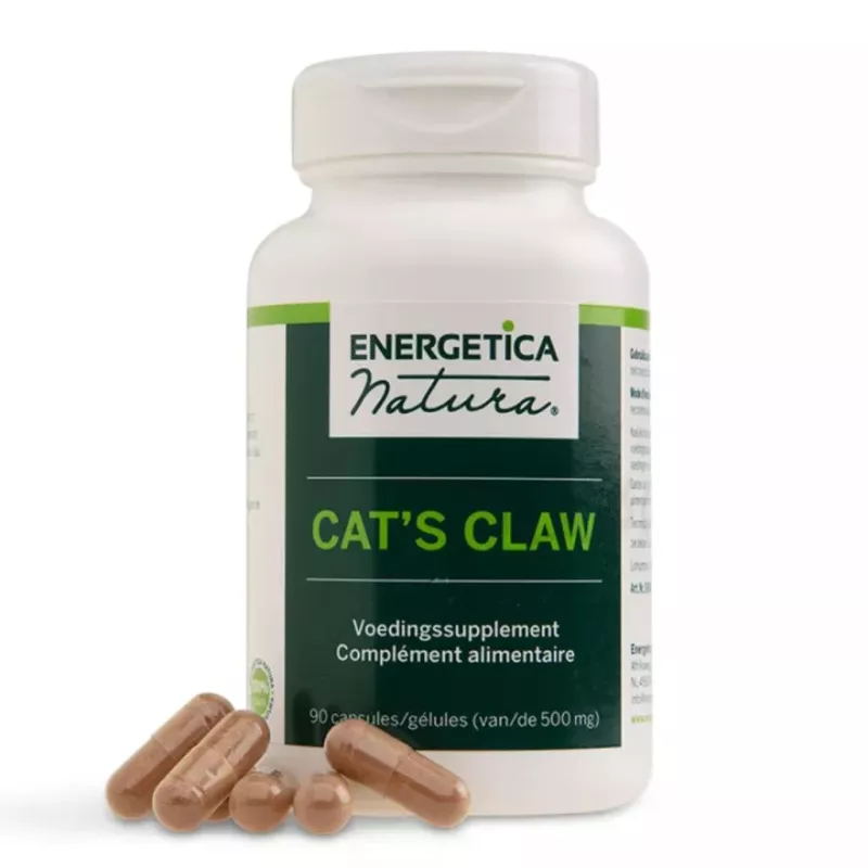 Cat's Claw 500mg Energetica Natura - Défenses naturelles - 90 gélules