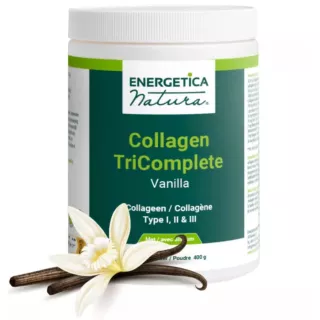 Collagen TriComplete Vanille Energetica Natura - Confort articulaire - 400g