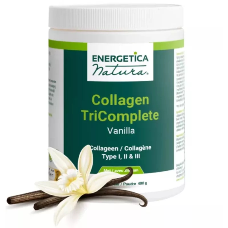 Collagen TriComplete Vanille Energetica Natura - Confort articulaire - 400g