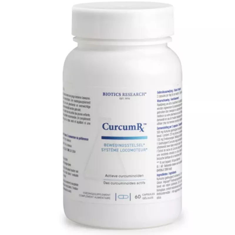 CurcumRx Energetica Natura - Digestion & souplesse articulaire - 60 vegecaps