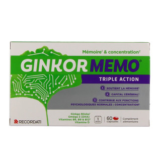 Recordati GinkorMémo - 60 capsules