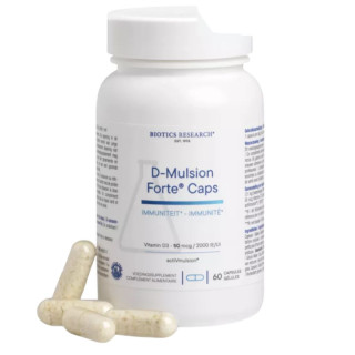 D-Mulsion Forte Caps Vitamine  Energetica Natura - Immunité & capital osseux - 60 gélules