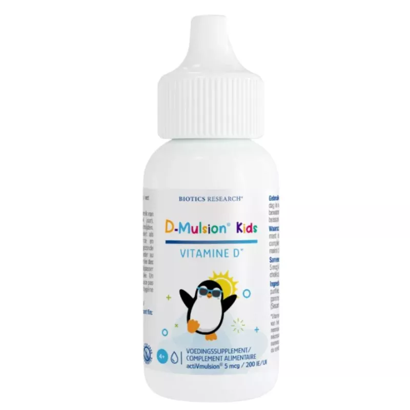 D-Mulsion Kids Vitamine  Energetica Natura - Immunité & croissance osseuse - 29.6ml