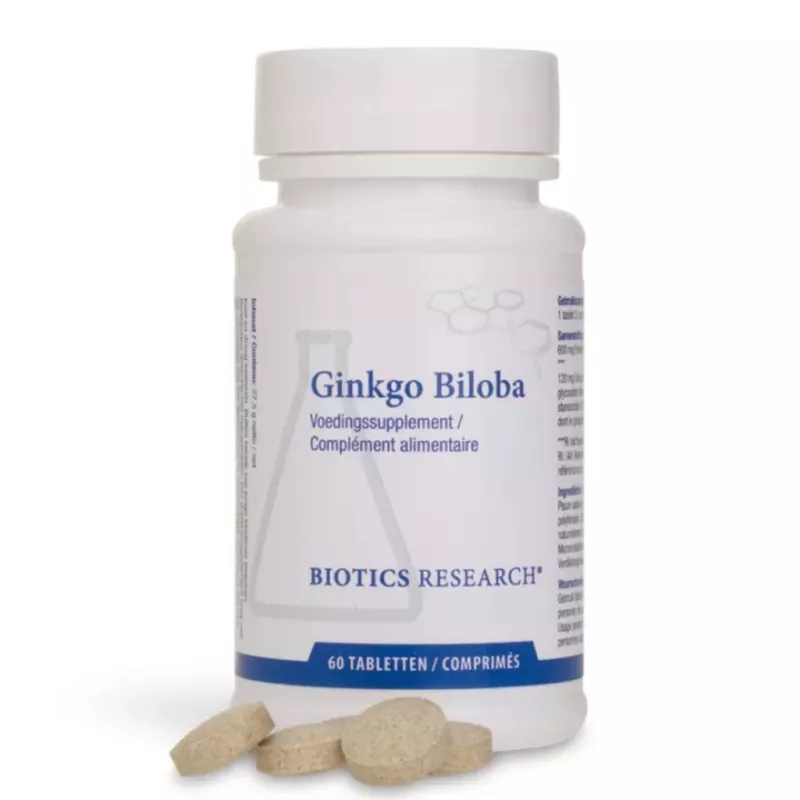 Ginkgo Biloba 24% Energetica Natura - Mémoire & concentration - 60 comprimés