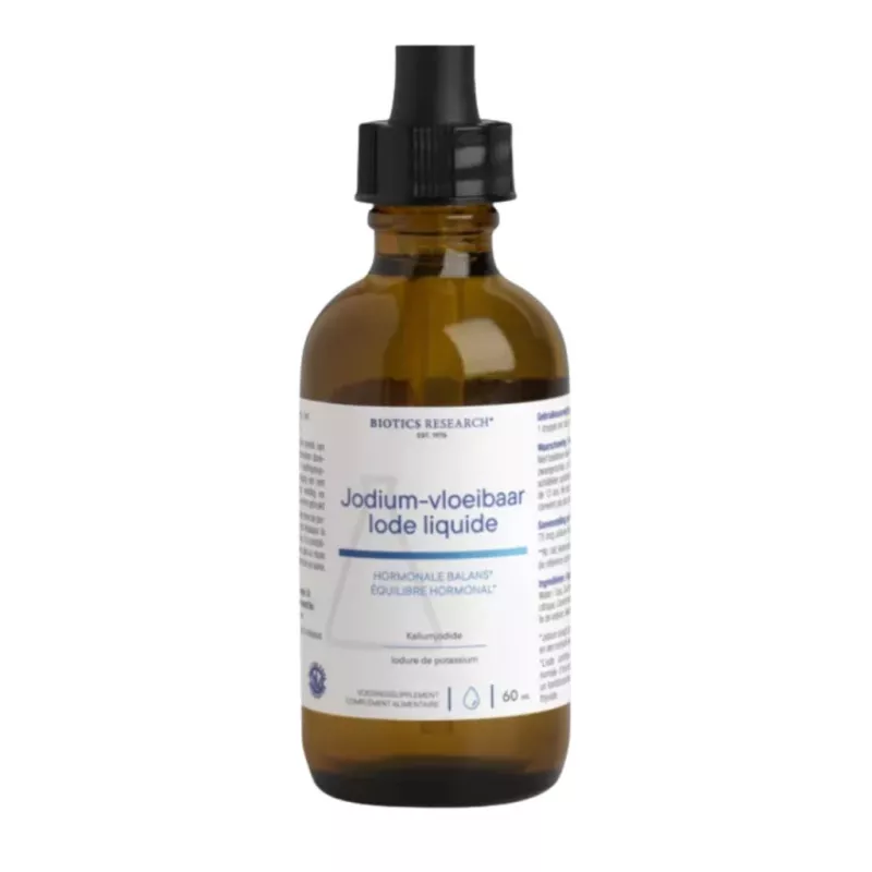 Iode liquide Energetica Natura - Équilibre thyroïdien & métabolisme énergétique - 60ml