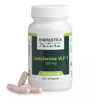 Lactoferrine 300mg VLF-1 Energetica Natura - Équilibre immunitaire et digestif - 60 gélules