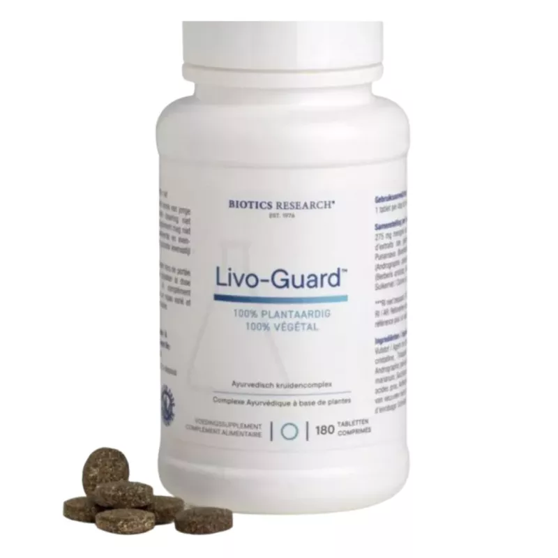 Livo-Guard Energetica Natura - Confort hépatique et digestif - 180 comprimés