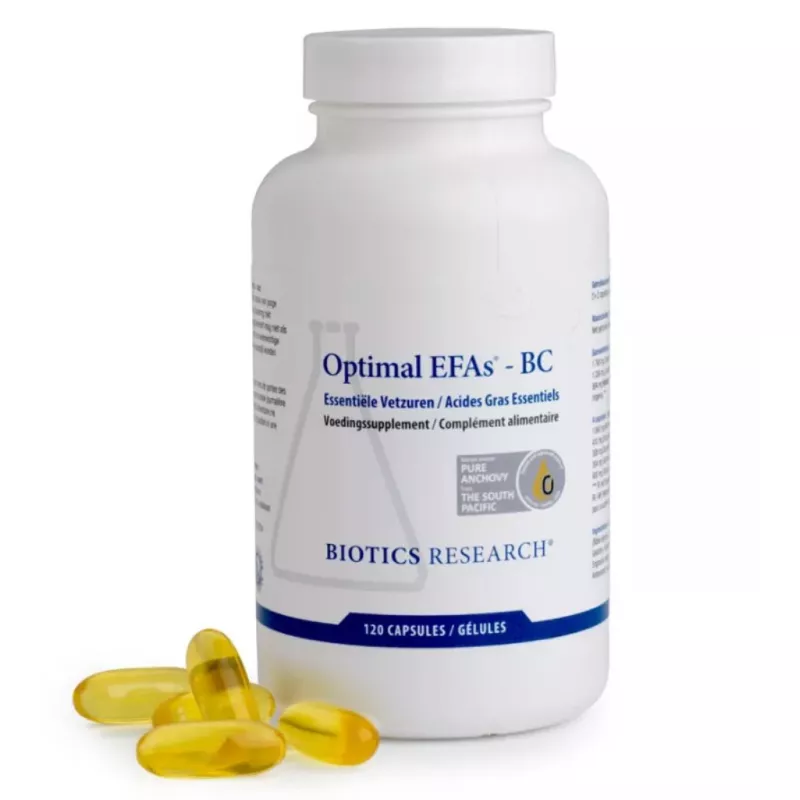 Optimal EFAs BC Energetica Natura - Équilibre cardiovasculaire et cérébral - 120 softgels