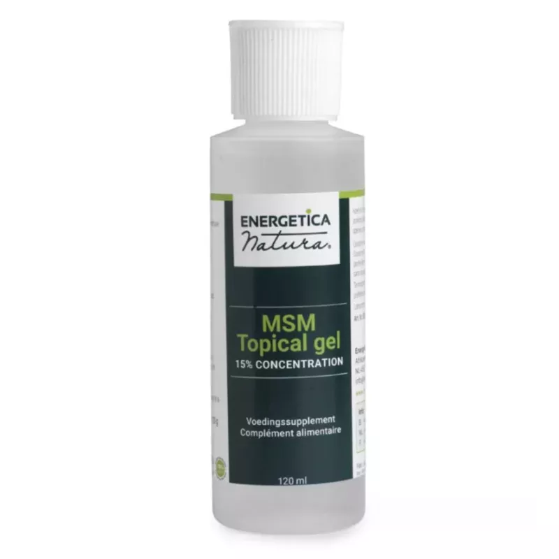 MSM Topical Gel Energetica Natura - Confort articulaire & musculaire - 120ml