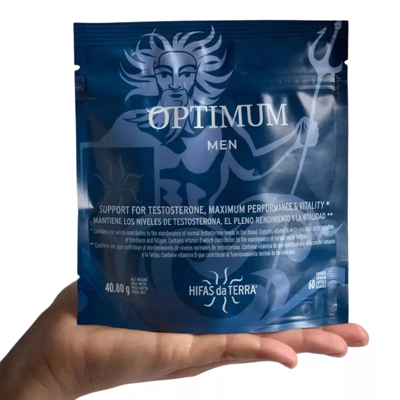 Optimum Men Hifas da Terra - Vitalité & équilibre au quotidien - Recharge 60 gélules