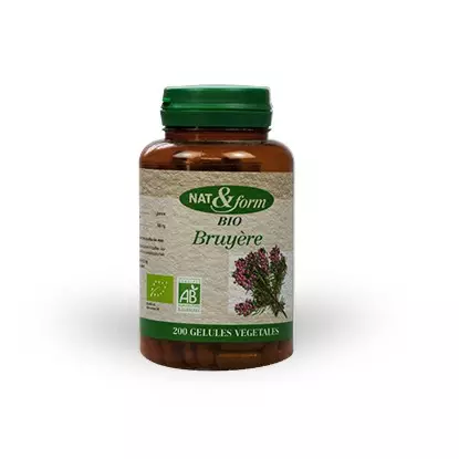 Nat & Form Bruyère bio 200 gélules