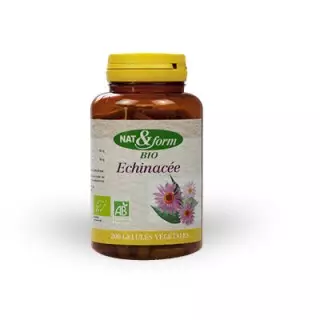 Nat & form Echinacée Bio 200 Gélules