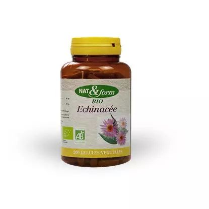 Nat & form Echinacée Bio 200 Gélules