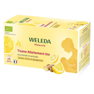Tisane allaitement Bio Citron Gingembre Weleda - 20 sachets