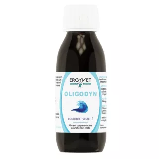 Oligodyn chien & chat Ergyvet Nutergia - Vitalité & équilibre nutritionnel - Flacon 100ml