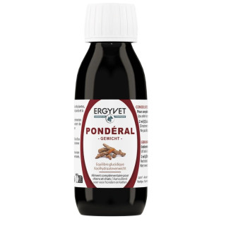Pondéral chien & chat Ergyvet Nutergia - Surpoids ou métabolisme glucidique sensible - Flacon 100ml