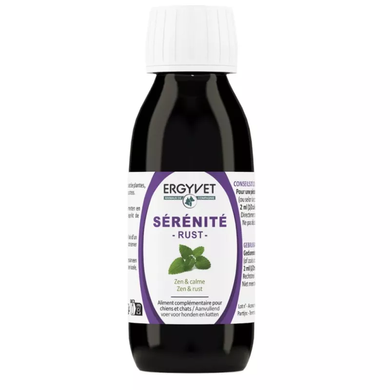 Sérénité chien & chat Ergyvet Nutergia - Limiter les effets du stress - Flacon 100ml