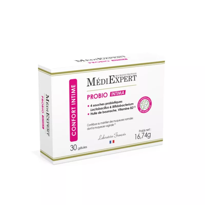 Probio intima MédiExpert - Confort intime féminin - 30 gélules
