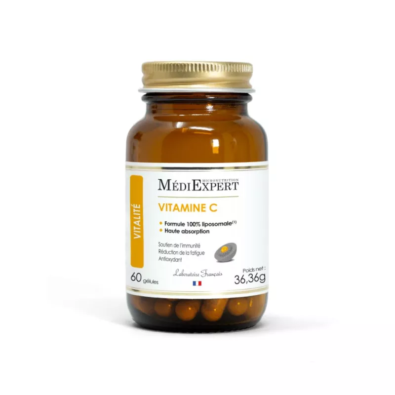 Vitamine C Liposomale MédiExpert - Vitalité au quotidien - 60 gélules