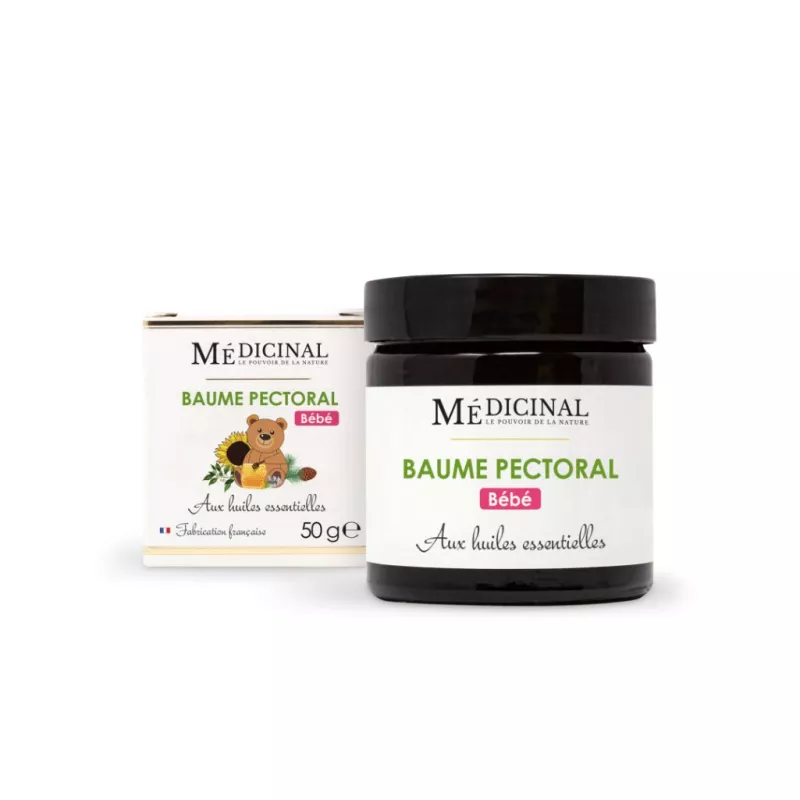 Baume de massage pectoral bébé MédiExpert - Confort respiratoire - 50g