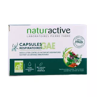 Capsules respiratoires Bio Naturactive - Confort respiratoire - 30 capsules
