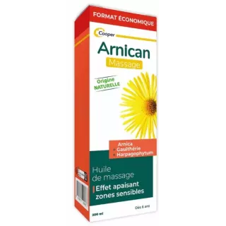 Huile Arnican Massage Cooper 200ml - Soulagement & Réparation Cutanée