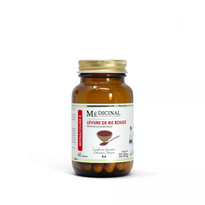 Levure de riz rouge MédiExpert - Équilibre lipidique - 60 gélules