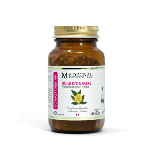 Huile d’Onagre MédiExpert - Équilibre féminin - 60 capsules