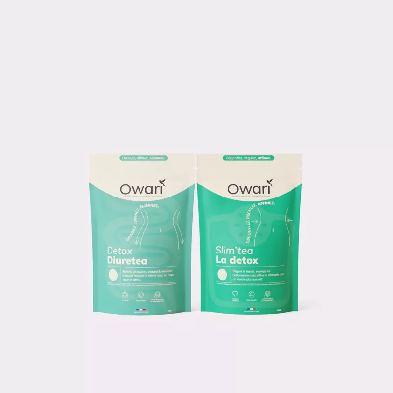 Pack Drainage et Sèche Owari - Cure naturelle de 15 jours