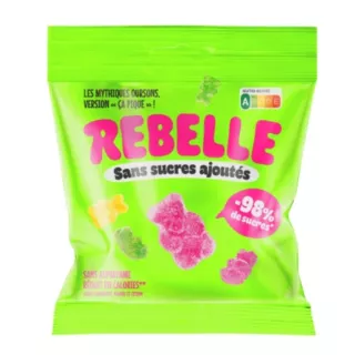 Bonbons oursons acidulés sans sucres ajoutés Rebelle - 50g
