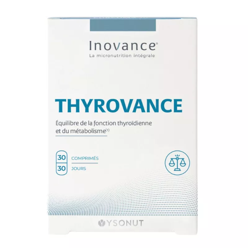 Thyrovance Inovance - Fonction thyroïdienne & métabolisme énergétique - 30 comprimés