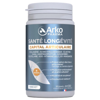 Capital articulaire Santé Longévité Arkopharma - 60 gélules