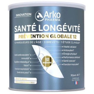 Prévention globale 12 Santé Longévité Arkopharma - 285g