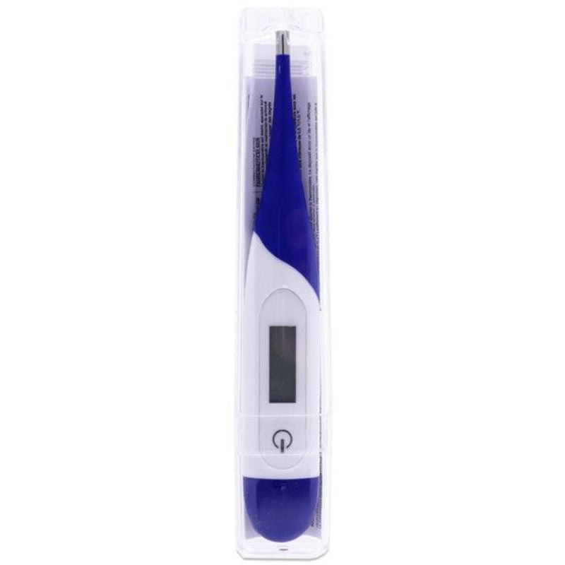 Packshot du thermomètre digital flexible Docteur B 1409821 avec écran numérique clair et embout soup