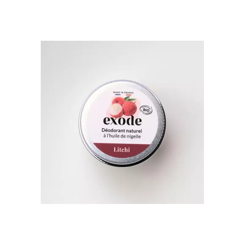 Déodorant Baume Vanille Exode - Naturel Bio 10g - Voyage & Sensible