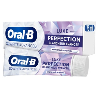 Dentifrice 3D White Advanced Oral-B - Blanchiment quotidien - 75ml