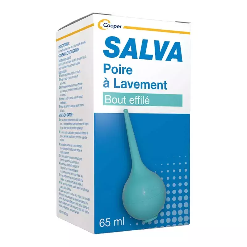Cooper Salva Poire à lavement effilée - 65ml