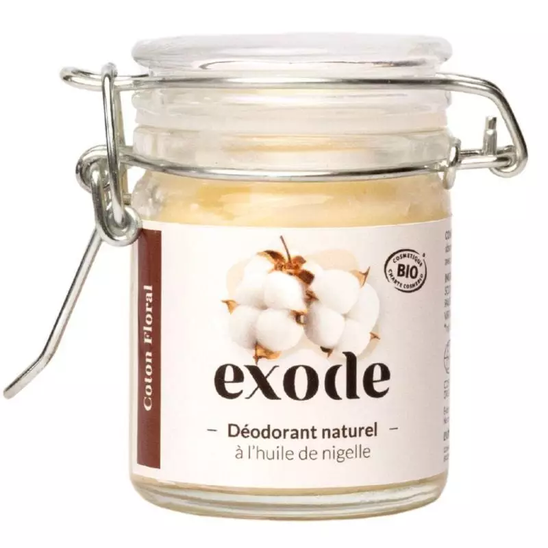 Exode 1454427 baume déodorant bio format voyage, vue de face.