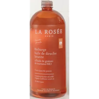 Huile Douche Lavante La Rosée - Recharge 800ml Bio & Éco-Responsable