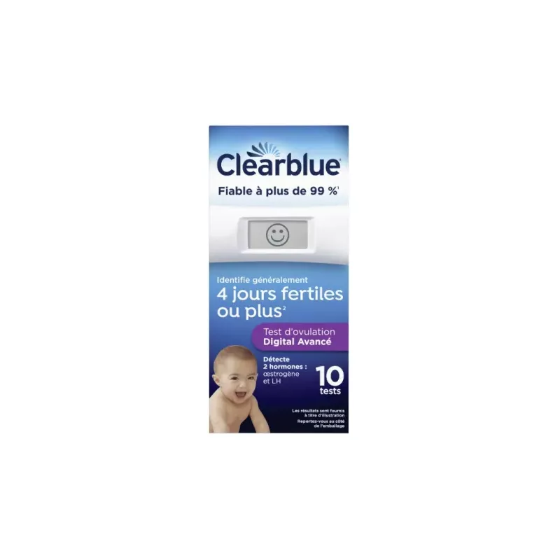 Clearblue Test D'ovulation  Digital boite 10
