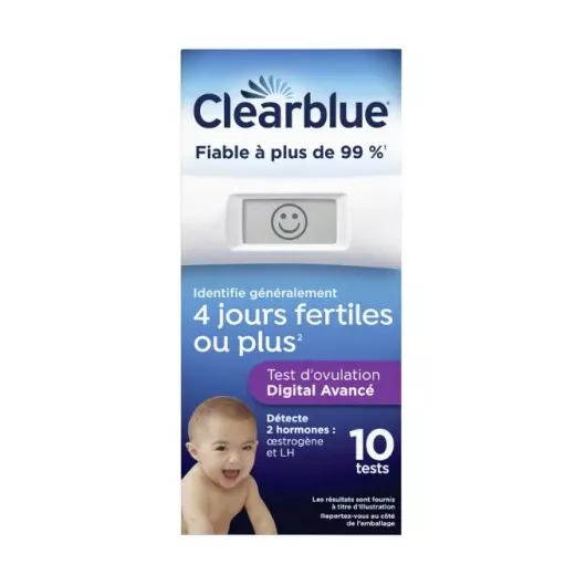 Clearblue Test D'ovulation  Digital boite 10