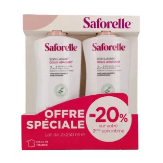 Saforelle Soin lavant doux 2x500ml